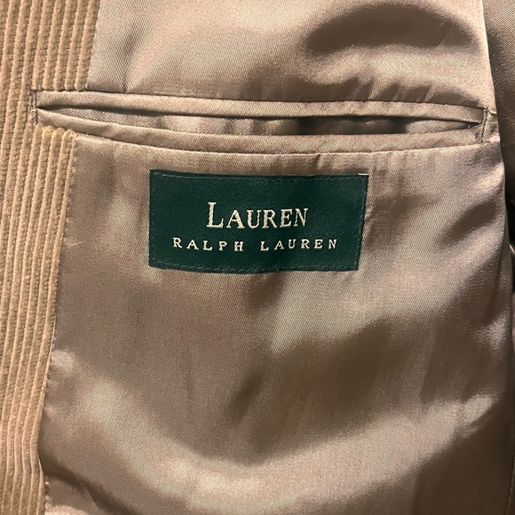 Lauren Ralph Lauren - Men’s XL - Corduroy - Blazer / Sport Coat - Tan - Picture 5 of 16